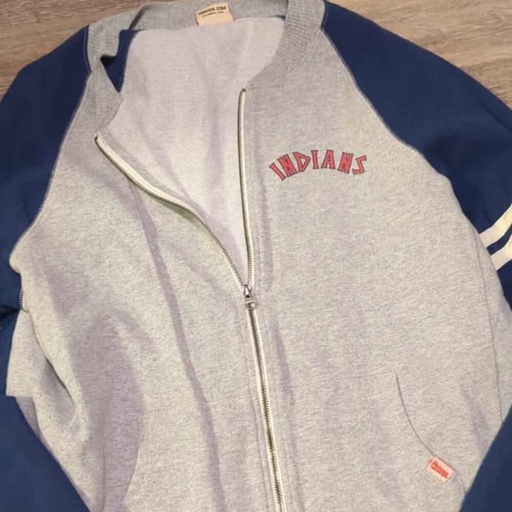 Homage Cleveland Indians Guardians large Zip Sweatshirt /‎ Jacket
